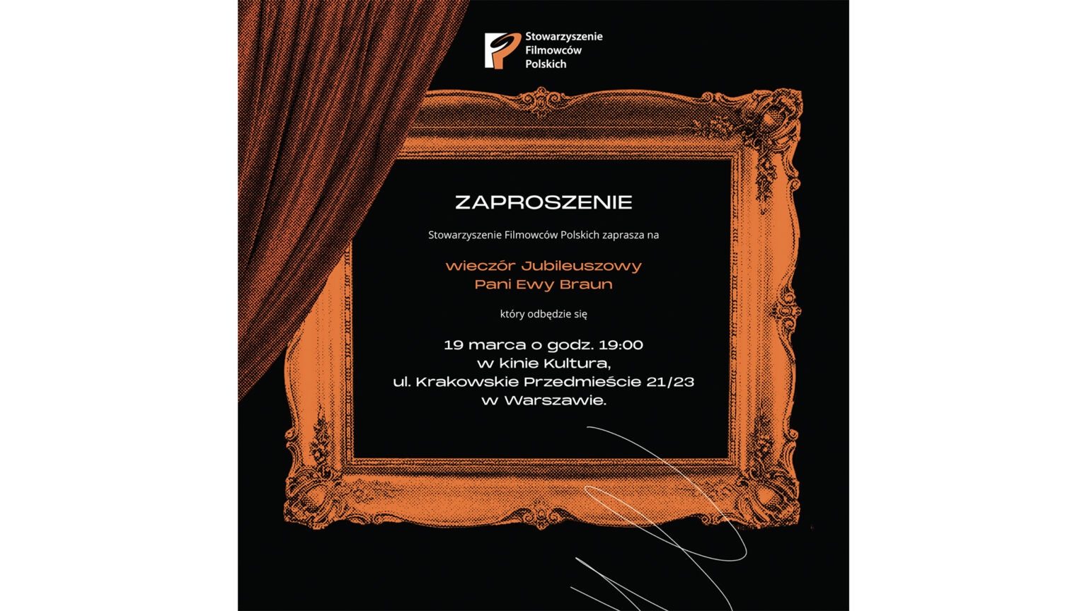 Zaproszenie na jubileusz prof. Ewy Braun