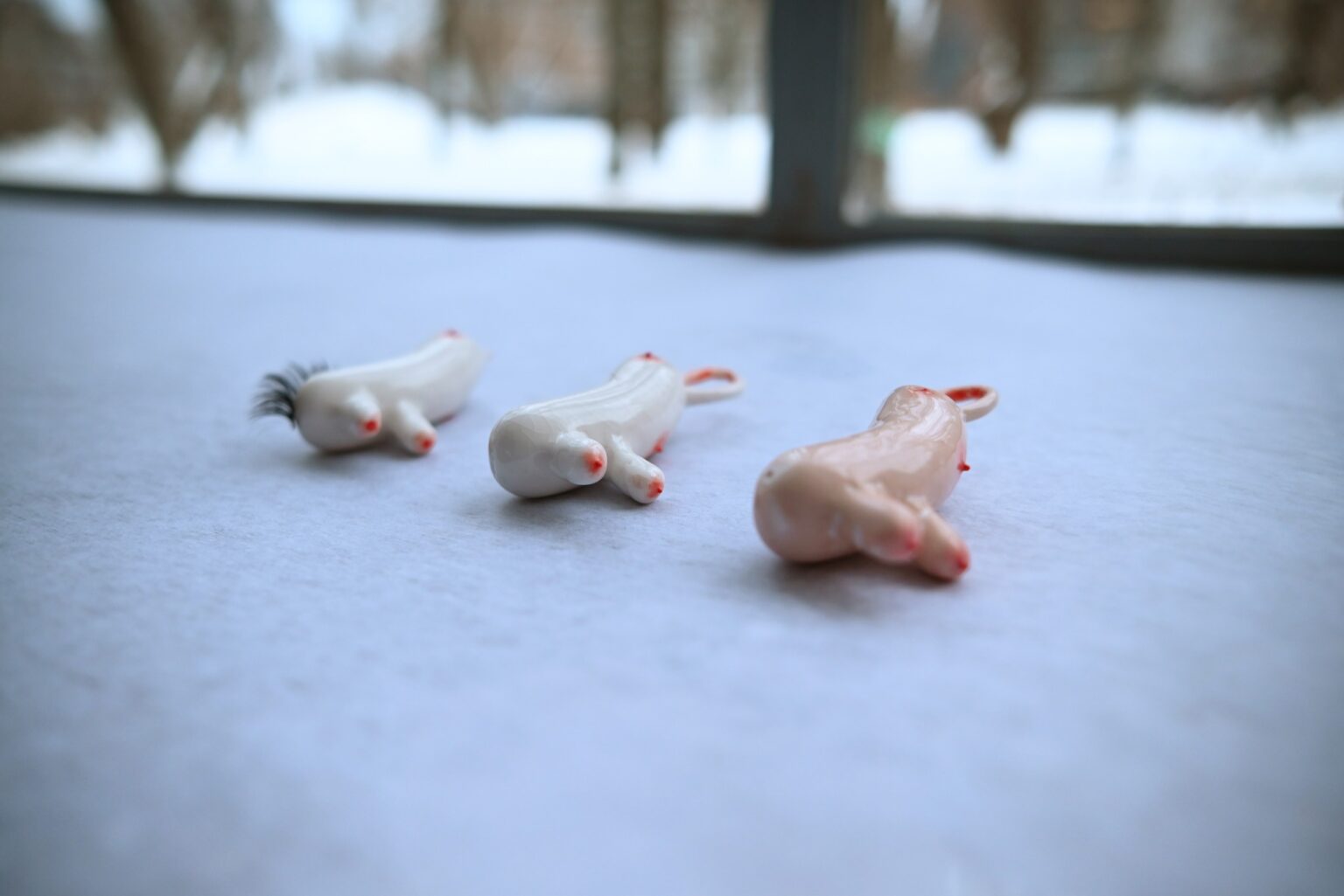 zdjęcie ekspozycji prac rzeźbiarskich