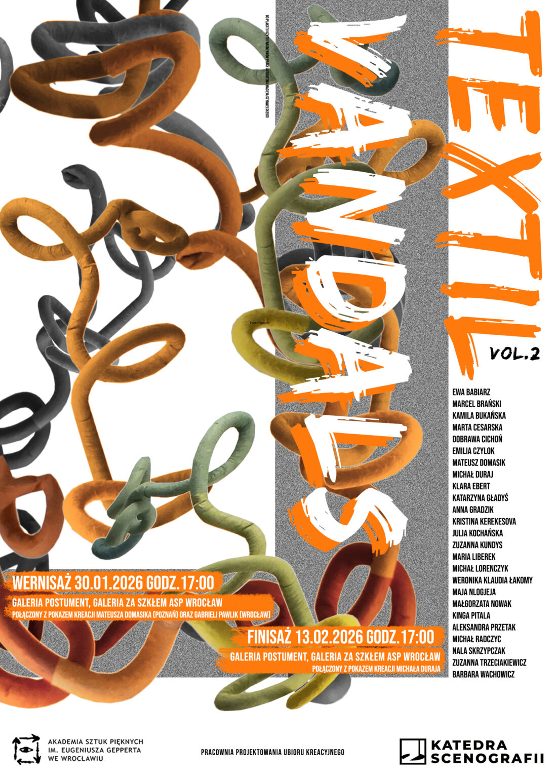 Textil vandals plakat